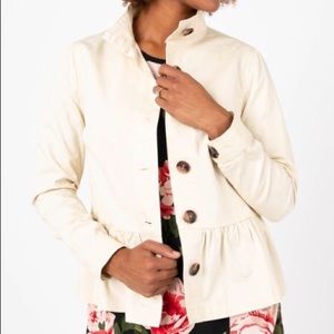 🌻Cute Agnes & Dora Peplum Jacket NWT Size XXL🌻